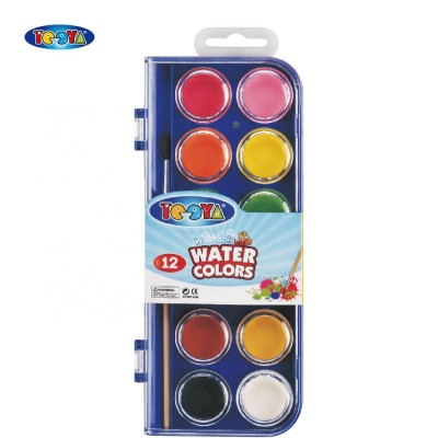 NEW ARRIVAL WATER COLOR TABLET SET IN PLASTIC BOX