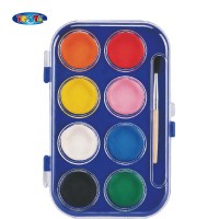 8 COLOR 28MM WASHABLE WATERCOLOR TABLET PACKED IN COLOR BOX