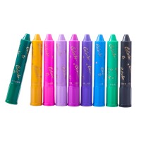 Non Toxic Colorful Jumbo Watercolor Crayon For Children Wholesale Silky Wax Crayon 24 Colors